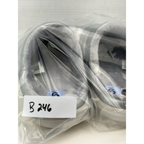 Nike Burrow SE Womens Size 9 Metallic Silver Slip On Slides Slipper Shoes NEW - Picture 9 of 9